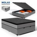 Ver imagem 4 de Cama Box Baú com Colchão de Molas Ensacadas Pillow Top Umaflex Vitta Casal 138cm