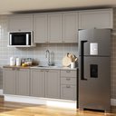 Ver imagem 1 de Cozinha Completa 9PTS 3GAVS s/Tpo Iluminata Branco/Fendi