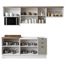 Ver imagem 3 de Cozinha Completa 9PTS 3GAVS s/Tpo Iluminata Branco/Fendi
