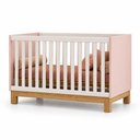 Ver imagem 3 de Kit Quarto de Bebê Flora Guarda Roupa Cômoda Berço Mini Cama Qmovi