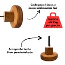 Ver imagem 4 de Cabideiro / Gancho de Parede (kit com 4 Peças Caramelo Todos 5cm de Diametro)