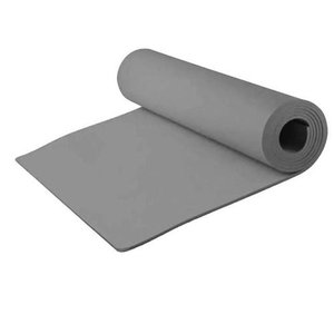 Tapete Colchonete EVA Funcional Cinza para Yoga Fitness Pilates e Reabilitação