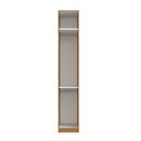 Ver imagem 4 de Módulo Guarda Roupa 1 Porta 40cm em MDF Linha Integrato Freijó e Branco