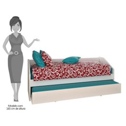 Bicama Infantil Paralela Double F04 Branco - Mpozenato - 4