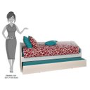 Ver imagem 4 de Bicama Infantil Paralela Double F04 Branco - Mpozenato