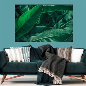 Quadro Canvas Folhas Grandes 1,00x1,30
