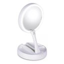 Ver imagem 1 de Espelho Articulável - Luz De Led Dupla Face Aumento De 10X