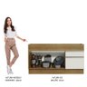 Balcão de Pia Armário de Cozinha 150 Cm 2 Portas e 2 Gavetas (sem Tampo e Pia) Rustic/branco Glamy M - 6
