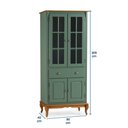 Ver imagem 4 de Cristaleira 4 Portas 3 Prateleiras e 1 Gaveta Hannover 60809 Linz Móveis