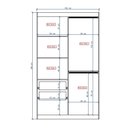 Ver imagem 7 de Guarda Roupa Casal 2 Portas 2 Gav Branco Carraro Noah