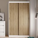 Ver imagem 1 de Guarda Roupa Casal 2 Portas 2 Gav Branco Carraro Noah