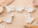 Ver imagem 1 de Kit 5 Cortadores de Biscoito Dos Dinossauros