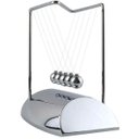 Ver imagem 4 de Pêndulo De Newton Em Z Decoração De Mesa Escritório Luxuoso - Prateado