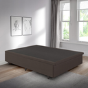 Ver imagem 5 de Cama Box Baú Viúva 120x203x42 Cm Corino Linho com Pistão a Gás
