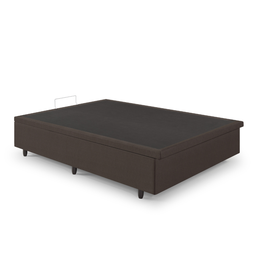 Cama Box Baú Viúva 120x203x42 Cm Corino Linho com Pistão a Gás - 11