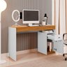 Mesa Escrivaninha Office Madrid 1 Gavetas:branco/naturalle - 6