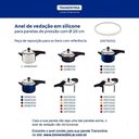 Ver imagem 3 de Anel Borracha de Vedação Original para Panela de Pressão Vancouver em Silicone 20 Cm