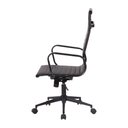 Ver imagem 3 de Cadeira Office Sevilha Alta Couríssimo Preto Aço Preto - 75660