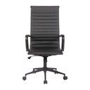 Ver imagem 2 de Cadeira Office Sevilha Alta Couríssimo Preto Aço Preto - 75660