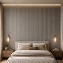 Ver imagem 4 de Painel Ripado de Madeira Decorativo para Sala Quarto 258x250cm Slats L05 Gris Fosco - Lyam Decor