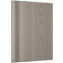 Ver imagem 2 de Painel Ripado de Madeira Decorativo para Sala Quarto 258x250cm Slats L05 Gris Fosco - Lyam Decor