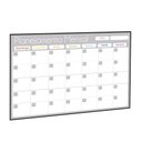 Ver imagem 2 de Quadro Planner 60x40 Cm Semanal Light e Mensal Gray Moldura Madeira Preto - Mensal