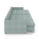 Ver imagem 7 de Sofá Retrátil Reclinável 2 Lugares 154cm Maili Bouclê Azul K01 - D'rossi