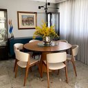 Ver imagem 2 de Banqueta Madeira Maciça Cyndi 53cm | Linho Off White - Sallar Home