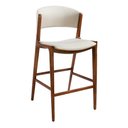 Ver imagem 1 de Banqueta Madeira Maciça Cyndi 53cm | Linho Off White - Sallar Home