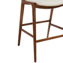 Ver imagem 6 de Banqueta Madeira Maciça Cyndi 53cm | Linho Off White - Sallar Home