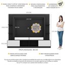 Ver imagem 6 de Estante Com Suporte Tv 65" E 2 Portas Oslo Multimóveis V3386 Preta/Branca Preto/Branco