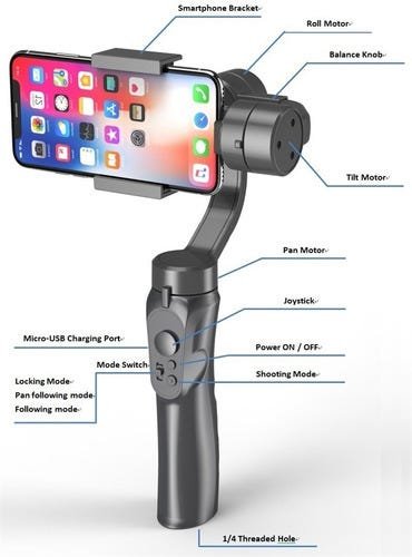 Suporte Estabilizador Gimbal Para Smartphone - 3