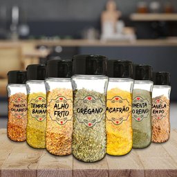 Pote Tempero 10 Potes+24 Etiquetas Etiqueta Transparente - 7