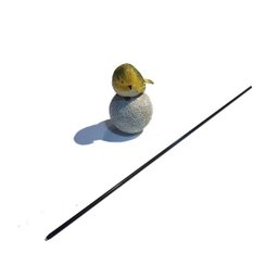 Enfeite de Jardim haste Pássaro Garden de Espetar na Grama - Amarelo - 3