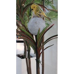 Enfeite de Jardim haste Pássaro Garden de Espetar na Grama - Amarelo - 6