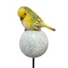 Enfeite de Jardim haste Pássaro Garden de Espetar na Grama - Amarelo - 2