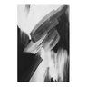 Quadro Abstrato Preto e Branco - Tela Única Decor Arte RJ - 2