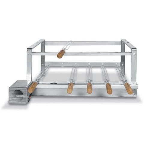Churrasqueira Giragrill 2006 Inox Motor Esquerdo 6 Espetos