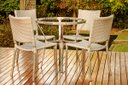 Ver imagem 4 de Cadeira Barcelona em Alumínio para Área, Cozinha, Jardim, Edícula, Piscina - Preto