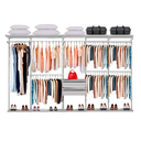 Ver imagem 1 de Closet Aramado - Linear Clr 282 com Gaveta - 3,40m - Preto
