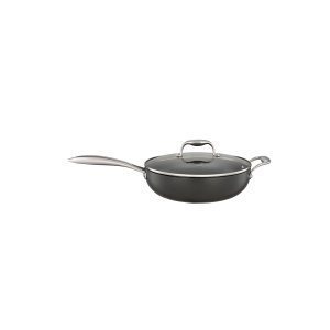 Wok com Tampa Diamond Brinox 28x8 3,4l - com Indução