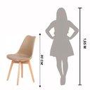 Ver imagem 3 de Cadeira Leda - Nude