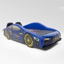 Ver imagem 2 de Cama Carro Audi Z7 Estofada com Cabeceira de Banco:azul