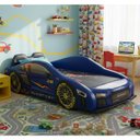 Ver imagem 1 de Cama Carro Audi Z7 Estofada com Cabeceira de Banco:azul