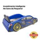 Ver imagem 7 de Cama Carro Audi Z7 Estofada com Cabeceira de Banco:azul