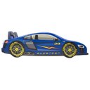 Ver imagem 3 de Cama Carro Audi Z7 Estofada com Cabeceira de Banco:azul