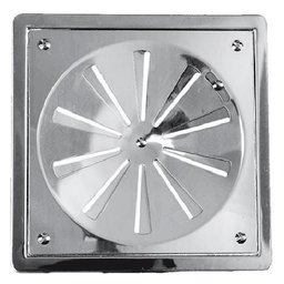 Grelha Quadrada Rotativa 15X15 Com Caixilho 1710 Tigre - 1