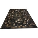 Ver imagem 1 de Tapete de Couro Cinza Rato 2,00x3,00 com Borda Peça 10x10cm