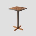 Ver imagem 6 de Mesa Bistrô Europa em Madeira de Demolição e Estrutura Metálica - Elegância para Ambientes Modernos