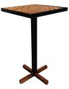 Ver mais imagens de Mesa Bistrô Europa em Madeira de Demolição e Estrutura Metálica - Elegância para Ambientes Modernos